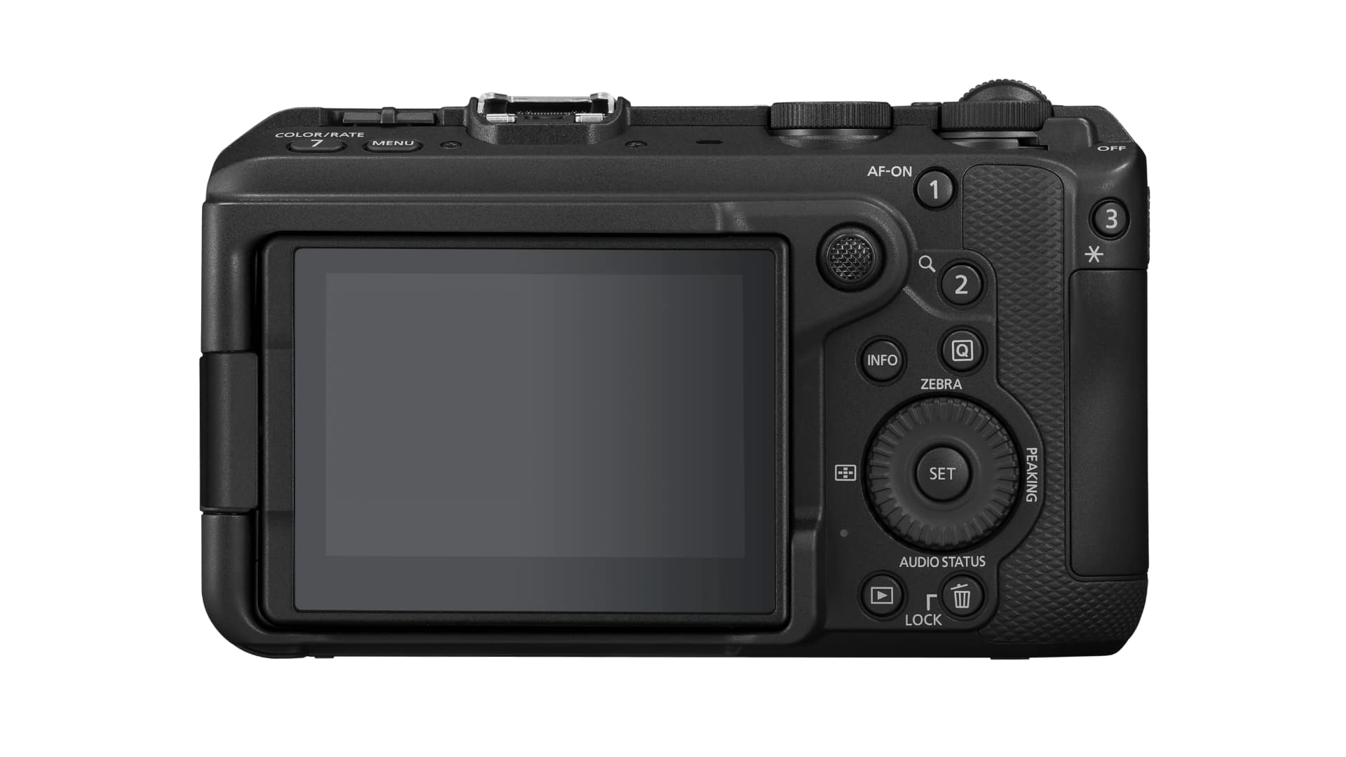 canon EOS R6 V rear