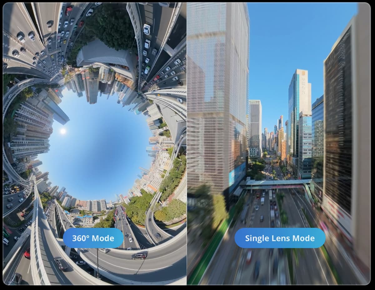 DJI Avata 360 flight modes compared