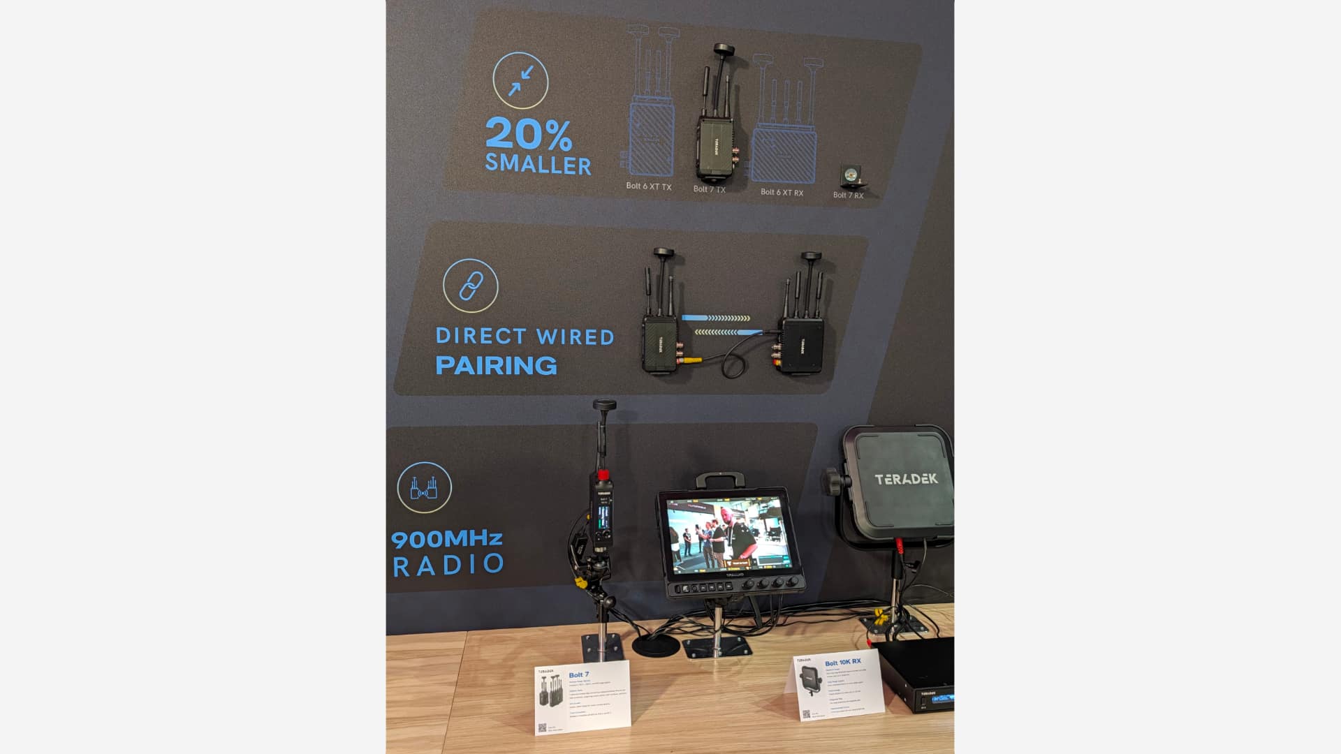 ibc teradek bolt 7 display