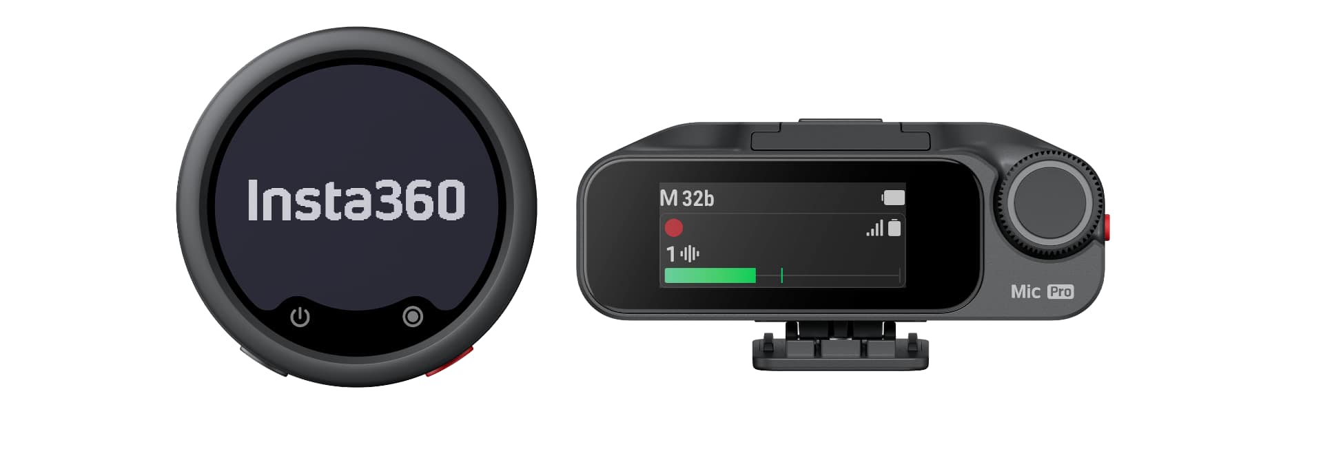insta360 mic pro front view