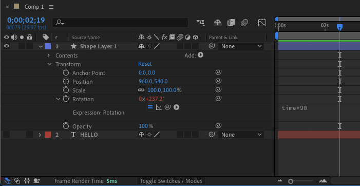 How to use Expressions in After Effects to automate animation