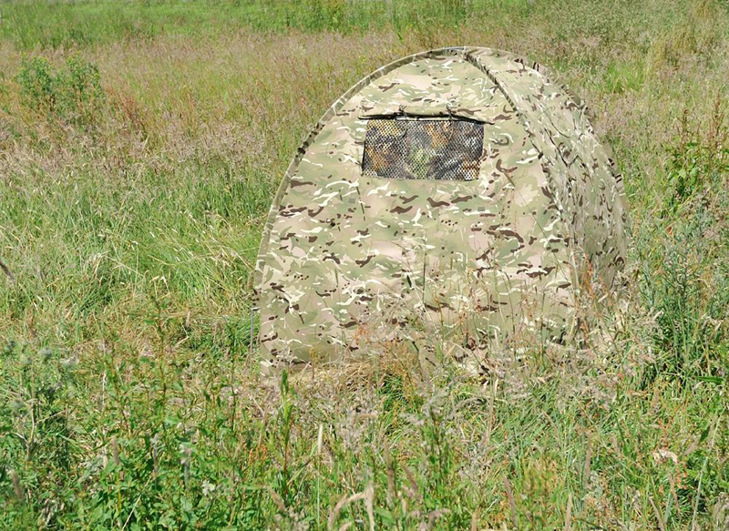 A Dome Hide will allow you to get incredibly close to your subject.