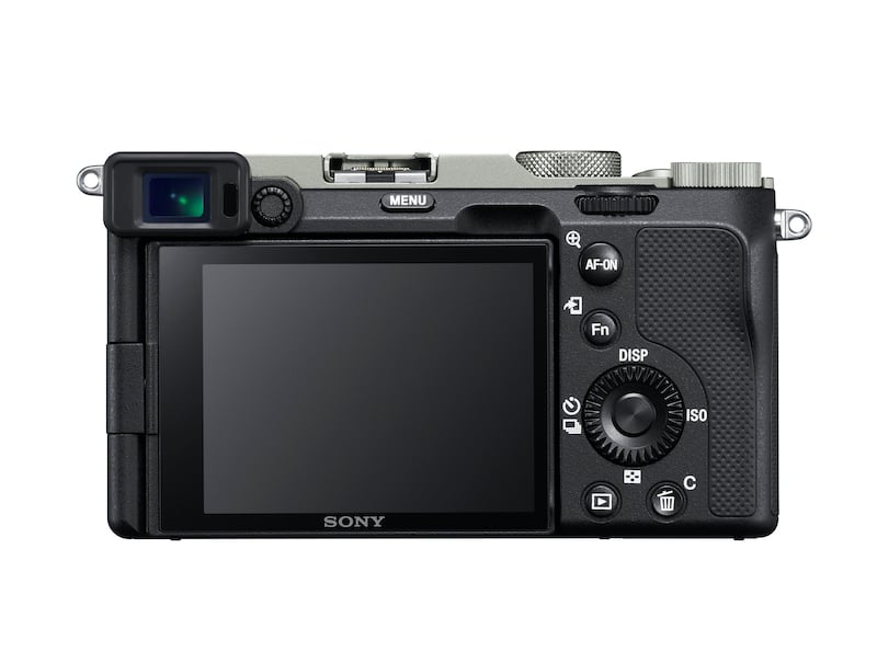 Sony a7C rear view.