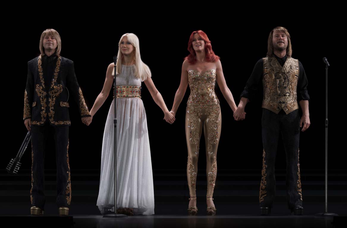 The photoreal ABBA Voyage avatars. Image: ABBA.