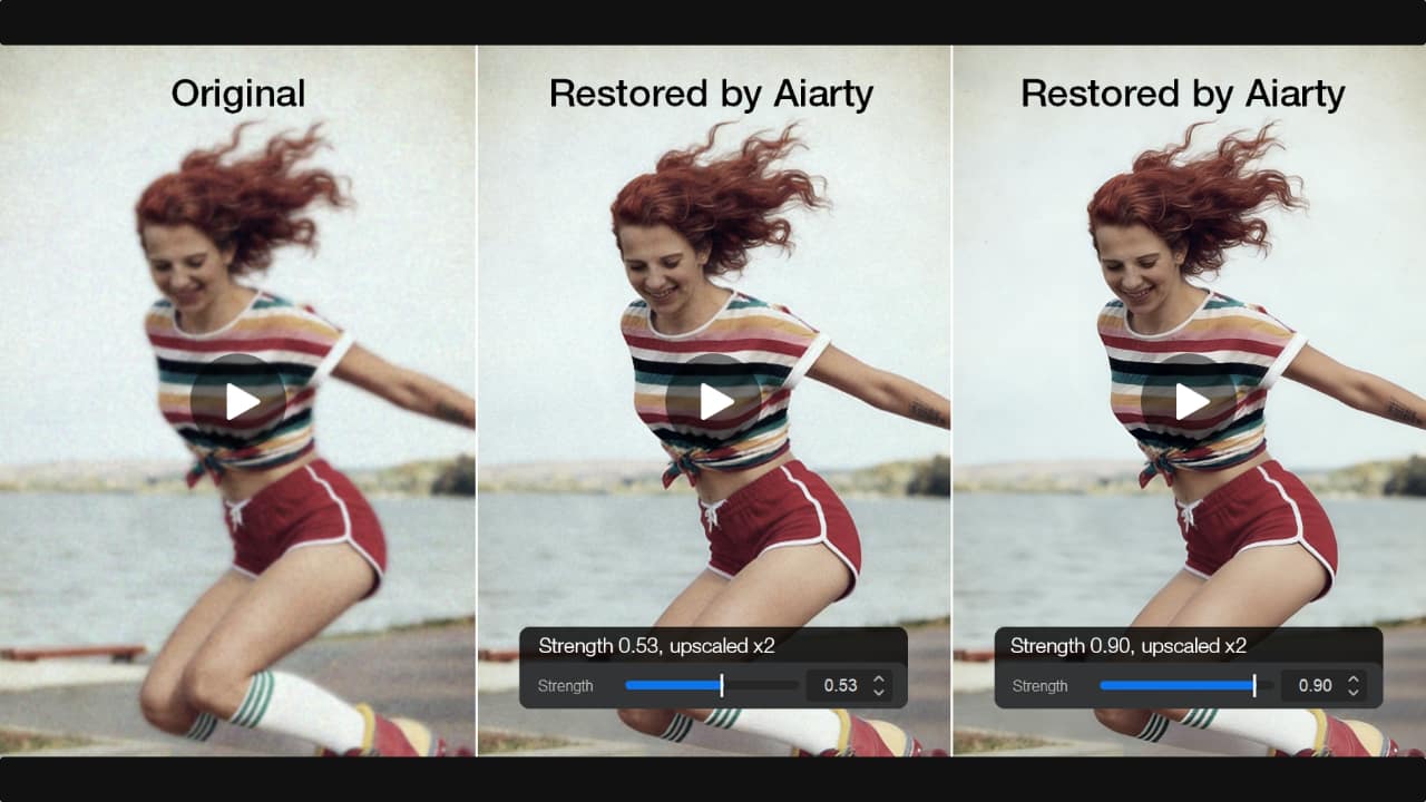 Aiarty Video Enhancer provides you with tools to govern how the upscaling executes