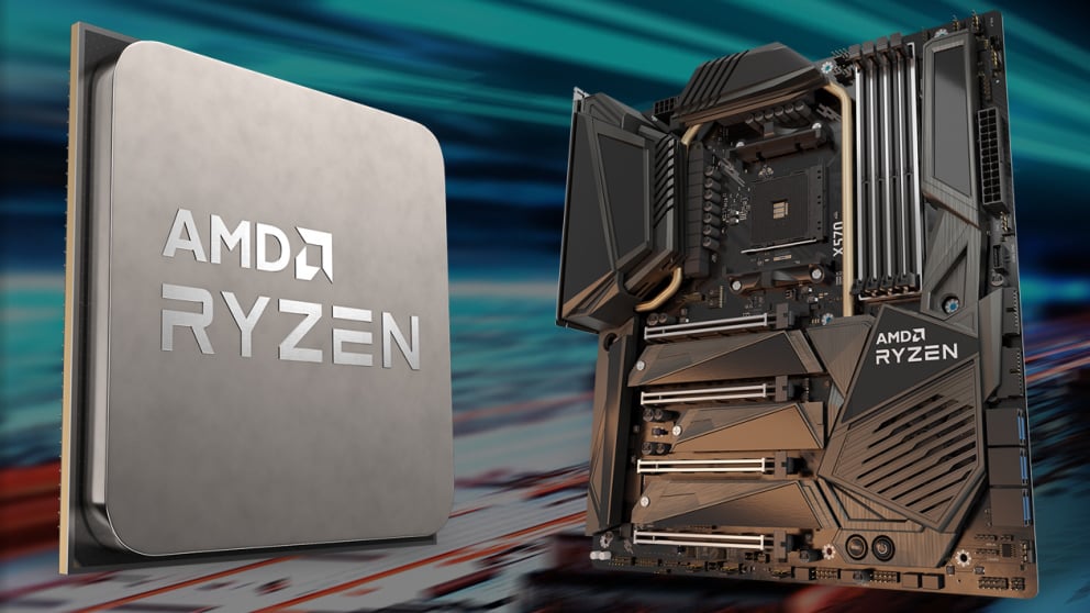 AMD's new Zen3 based Ryzen 5000 processors. Image: AMD composite.