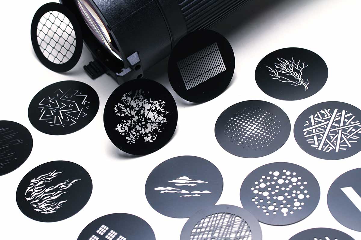 Aputure LS 60d projection gobos.