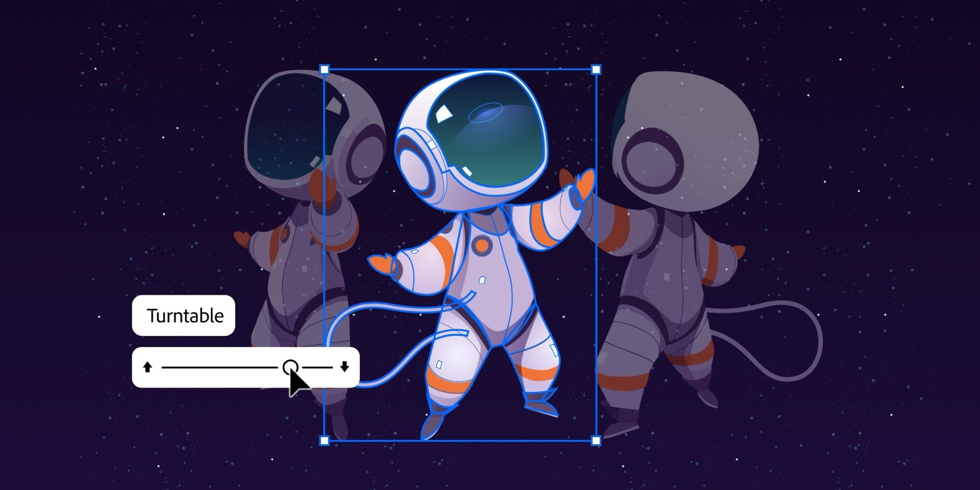 Turntable gives artists a complete 360-view of their vector 2D illustrations