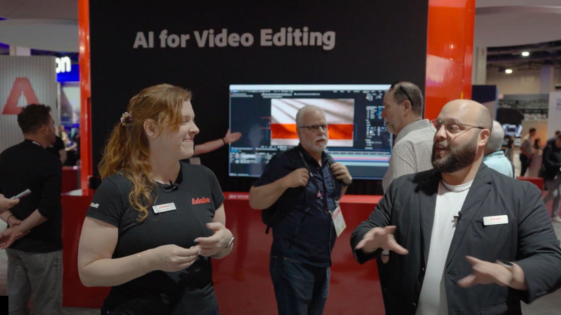 Jason and Kylee talking about the AI features in Premiere Pro
