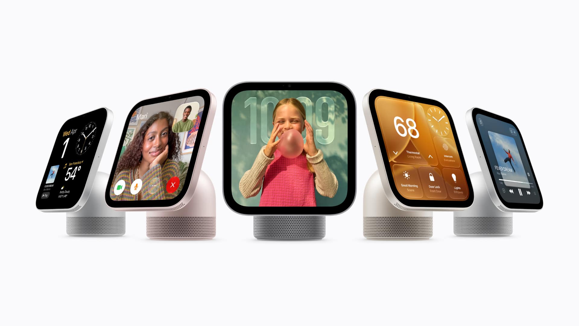 The Apple HomeView can also be wall mounte (though audio quality takes a hit)