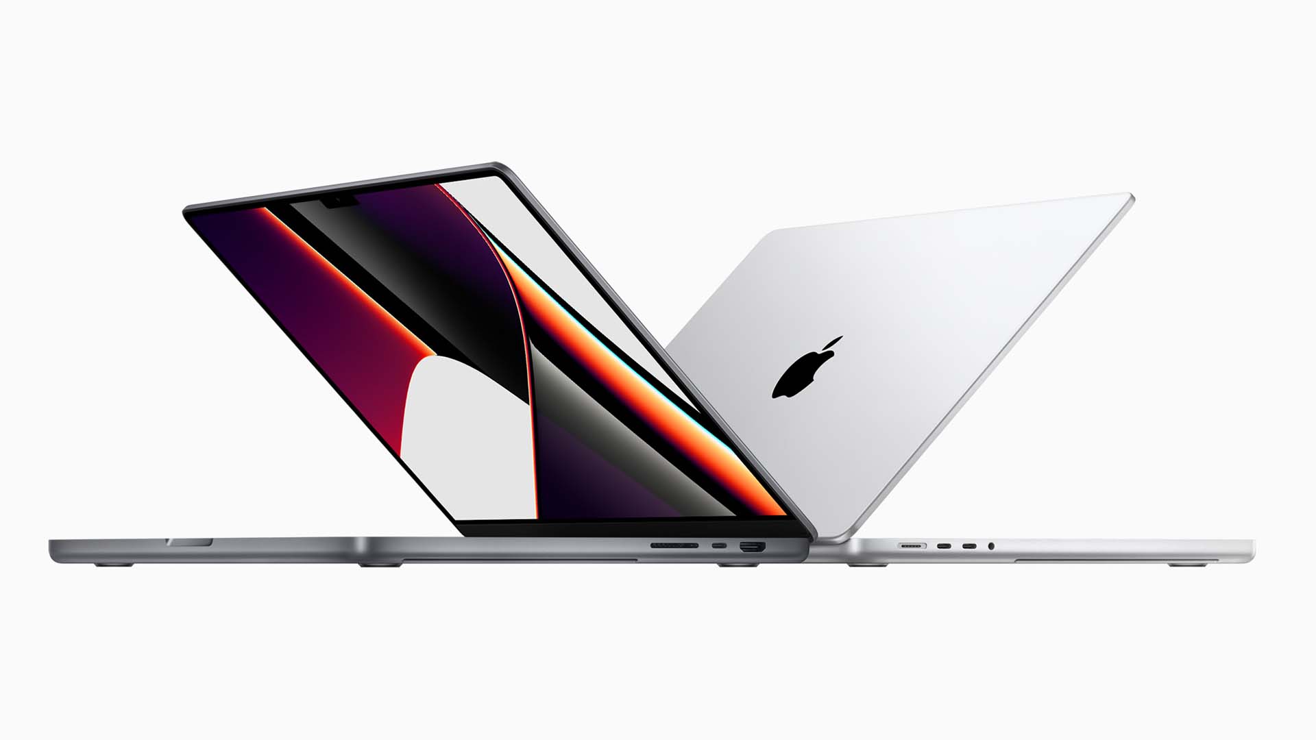 Apple's new M1 Pro and M1 Max powered laptops. Image: Apple.