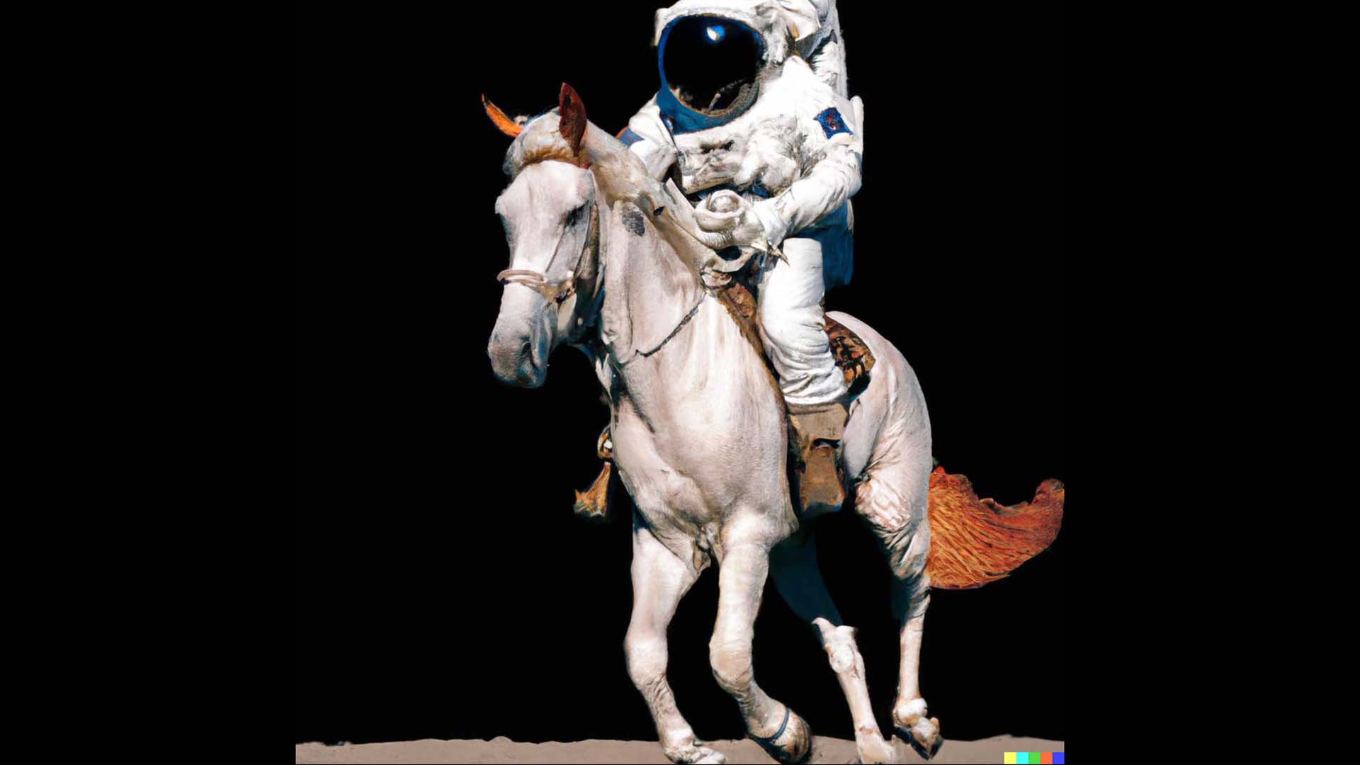 If you've always wanted an image of an astronaut riding a horse, you've come to the right place!