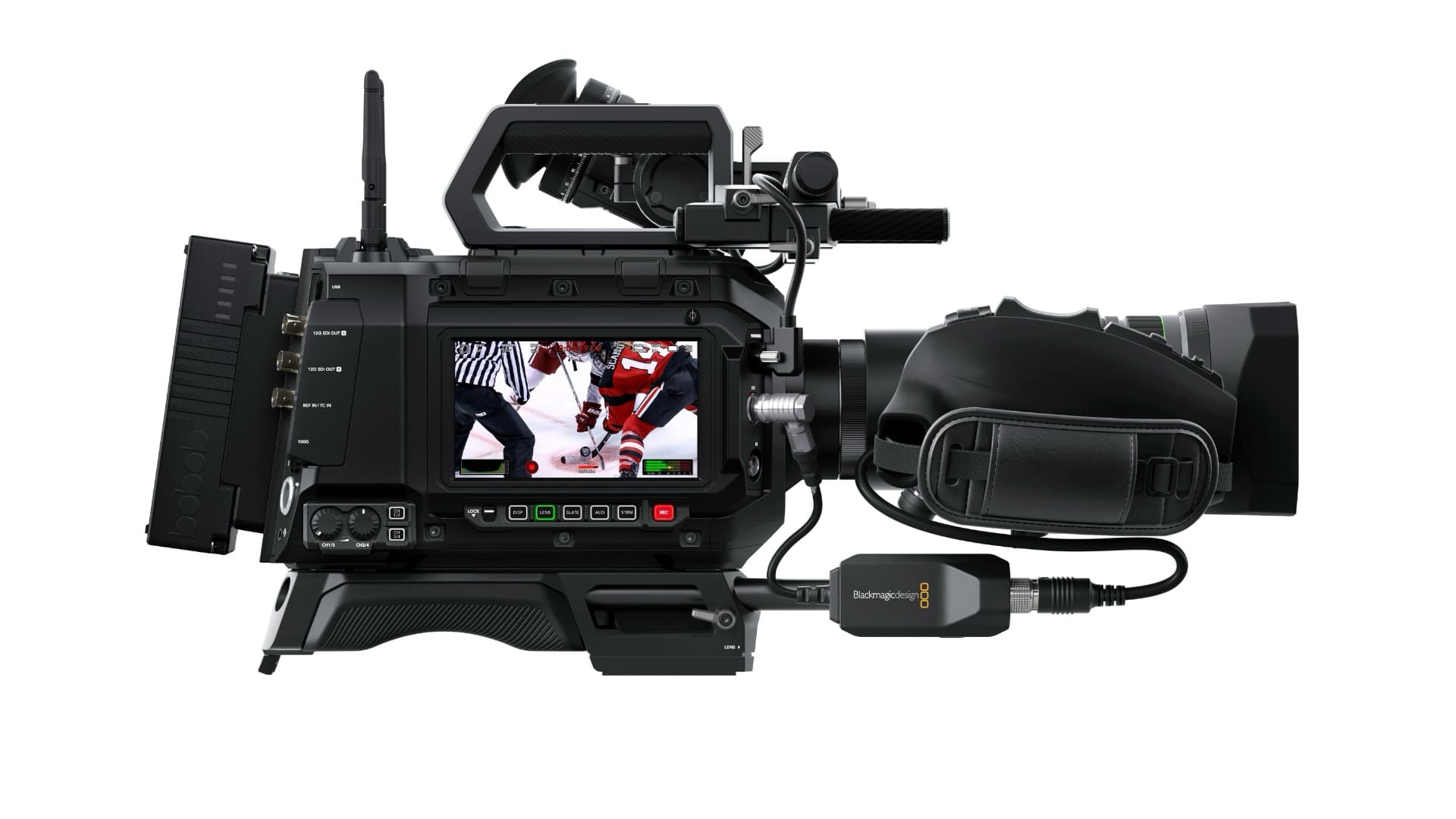 The new  URSA Cine 12K LF 100G delivers a lot of flexibility for live productions including impressive super slo-mo