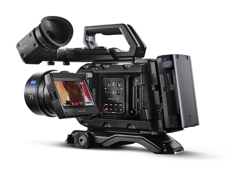 URSA Mini Pro 12K rear view. Image: Blackmagic Design.