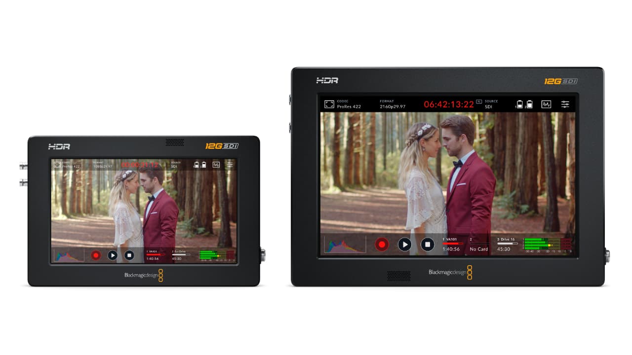 The Blackmagic Video Assist 12G HDR now supports Panasonic Lumix S1RII cameras