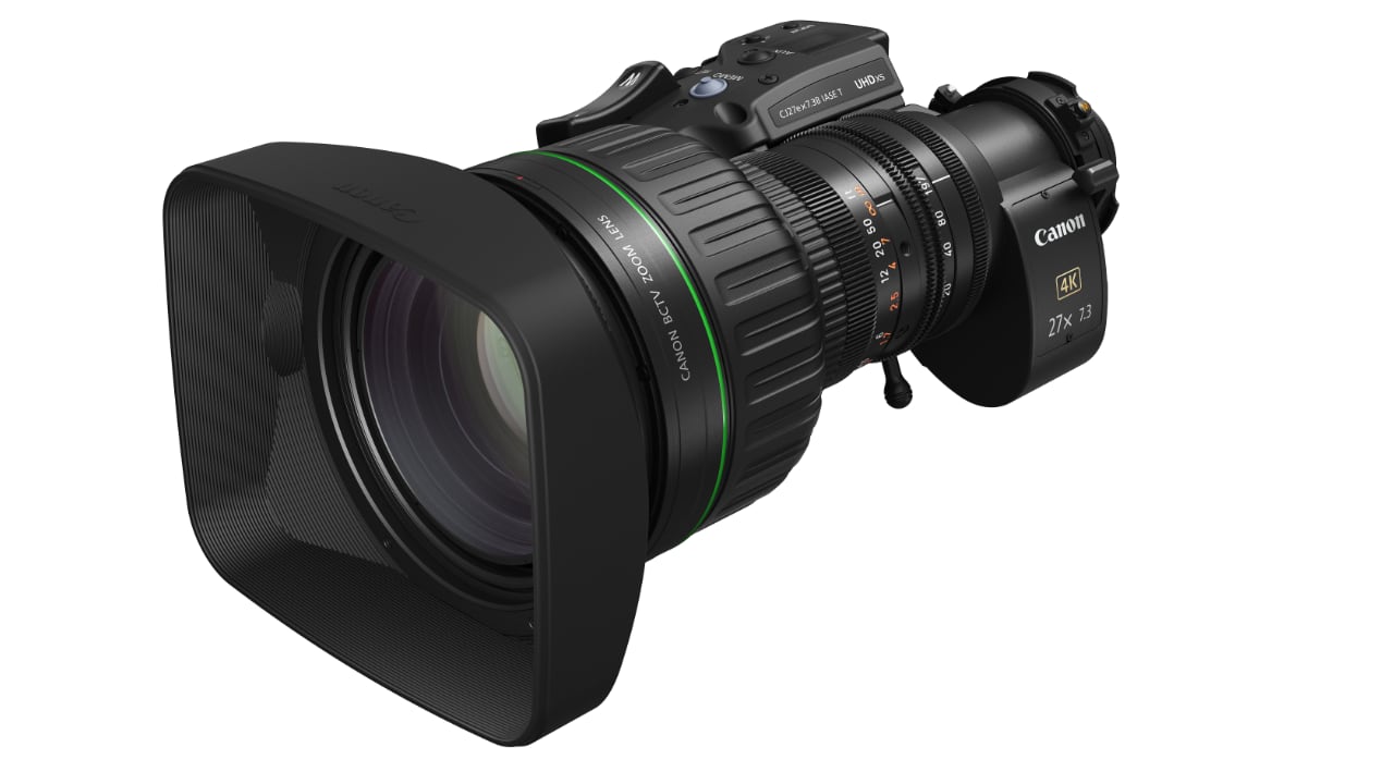 The new CJ27ex7.3B: 2/3” portable lens with an impressive 27x optical zoom