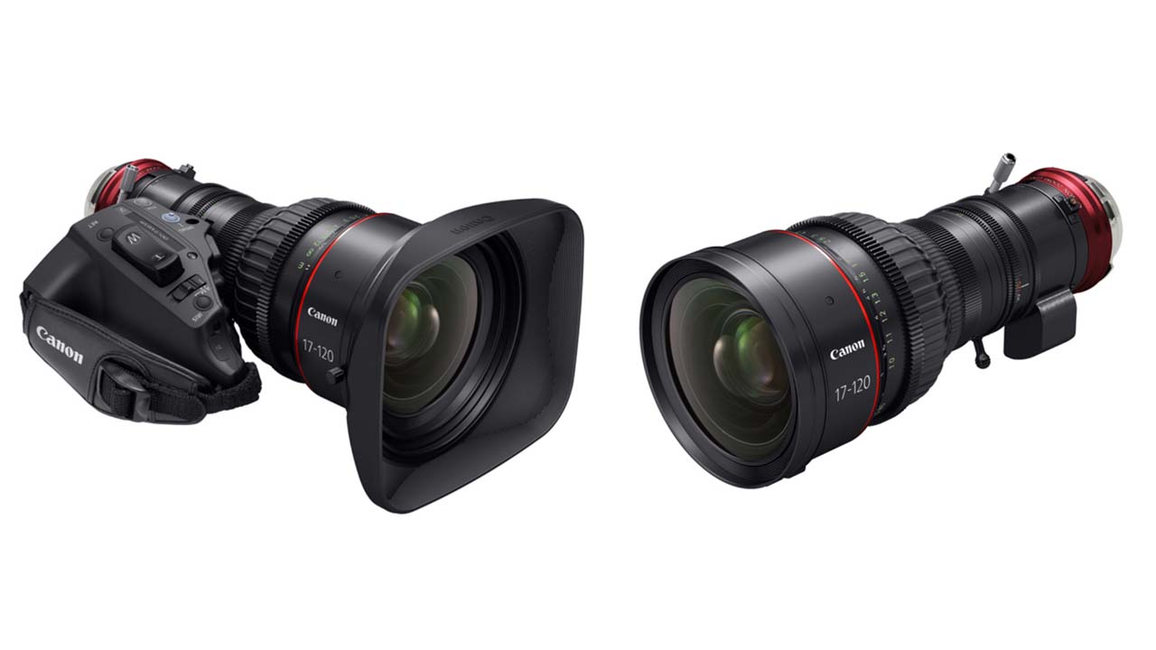 Canon 120mm KLL/P1 0.8mm and 25-250mm KLL/P1 0.8mm CINE-SERVO Lenses