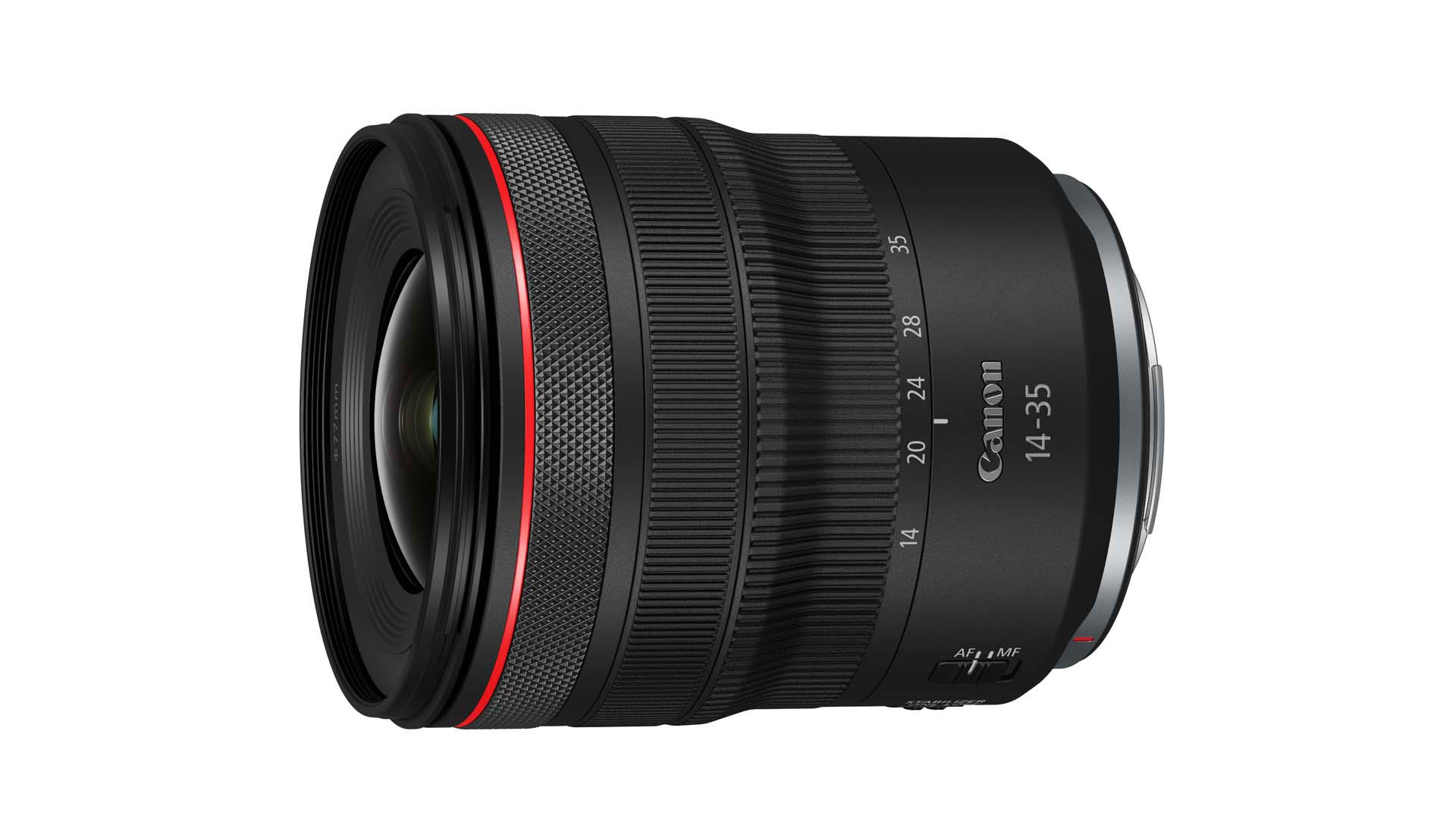 The RF14-35mm F4 L IS USM lens. Image: Canon.