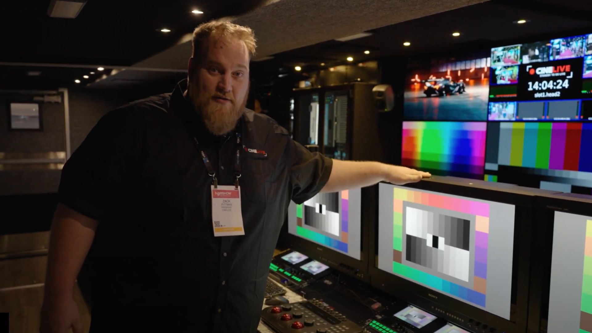 Zack Pittman shows us around the giant new CineLive Broadcast Truck