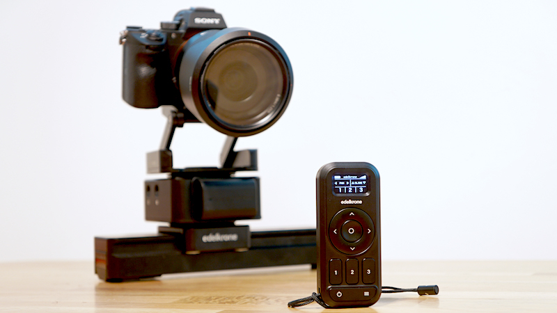 Edelkrone Controller with mirrorless camera