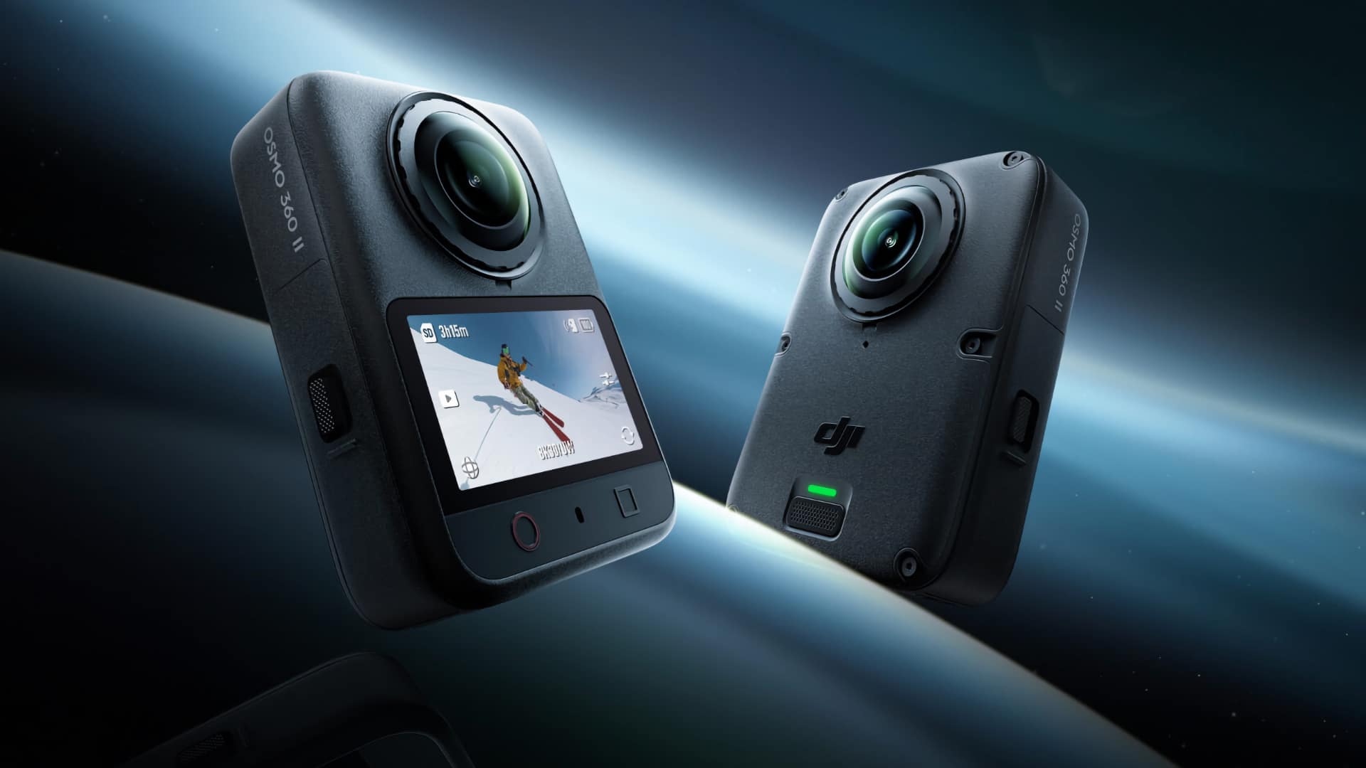 The DJI Osmo 360 II doesn't change form factor much, but bumps up resolution, films longer, and lets you change the lenses