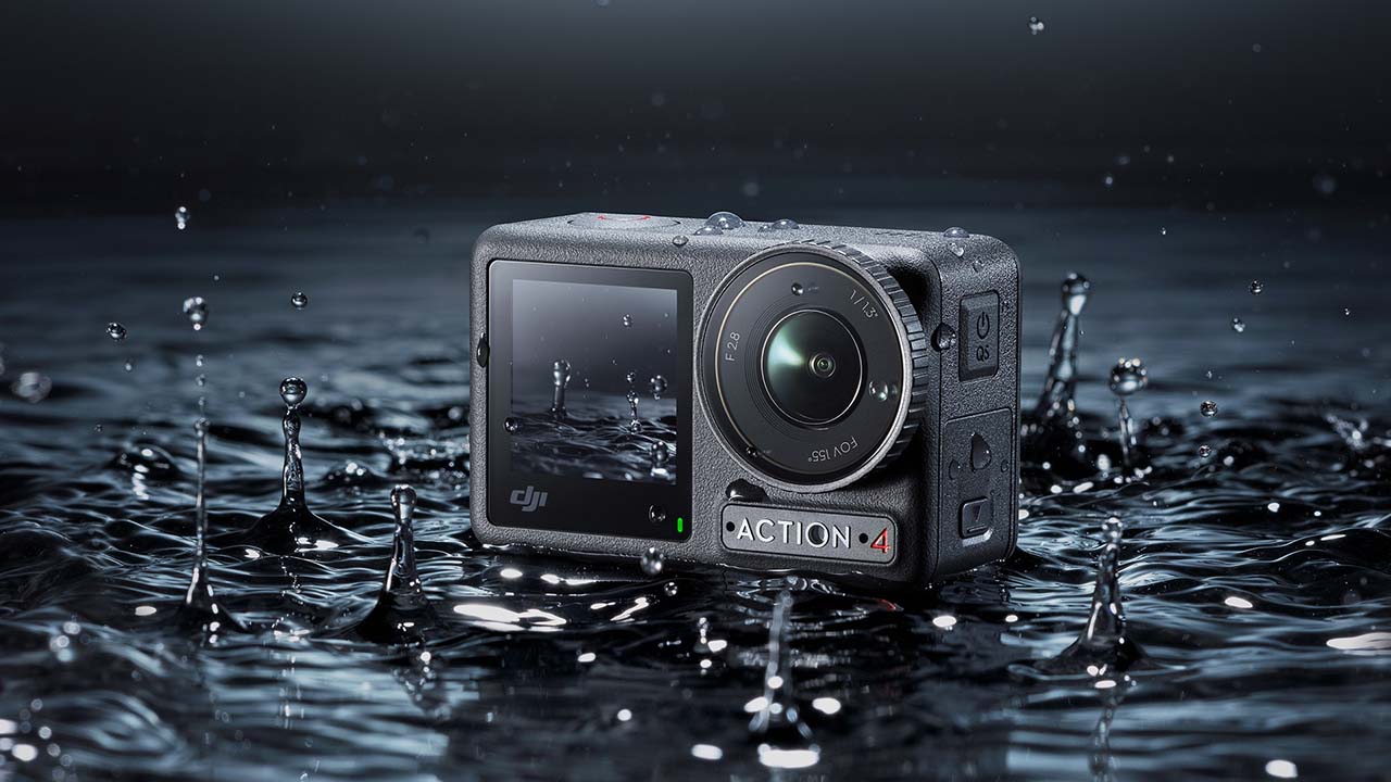 The DJI Action 4, the best specced action camera now on the market? Image: DJI.