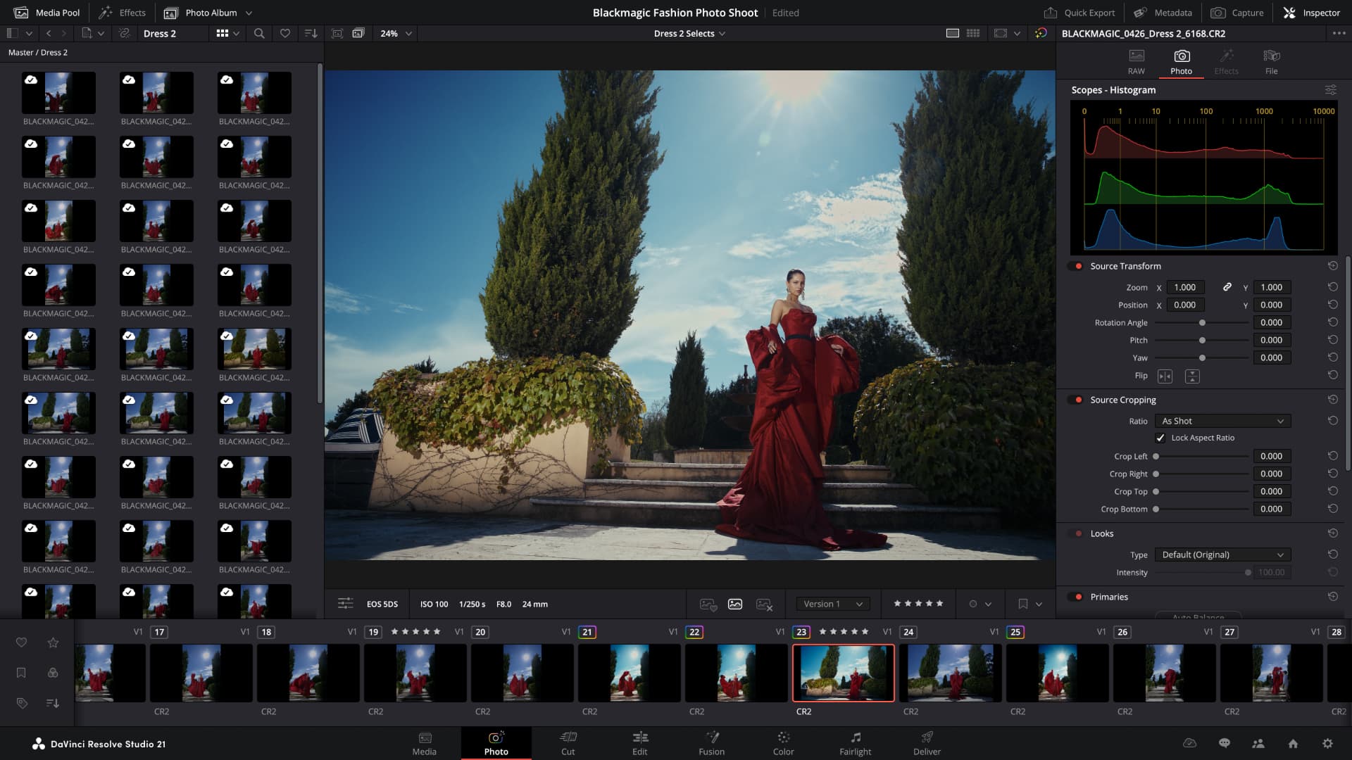 New photo editing tools appear in Resolve for the first time