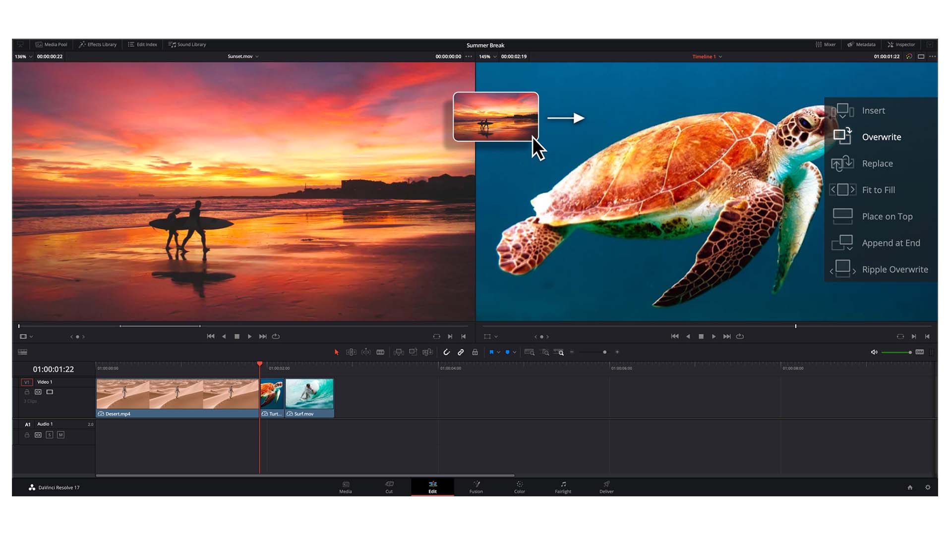 davinci resolve 17.4