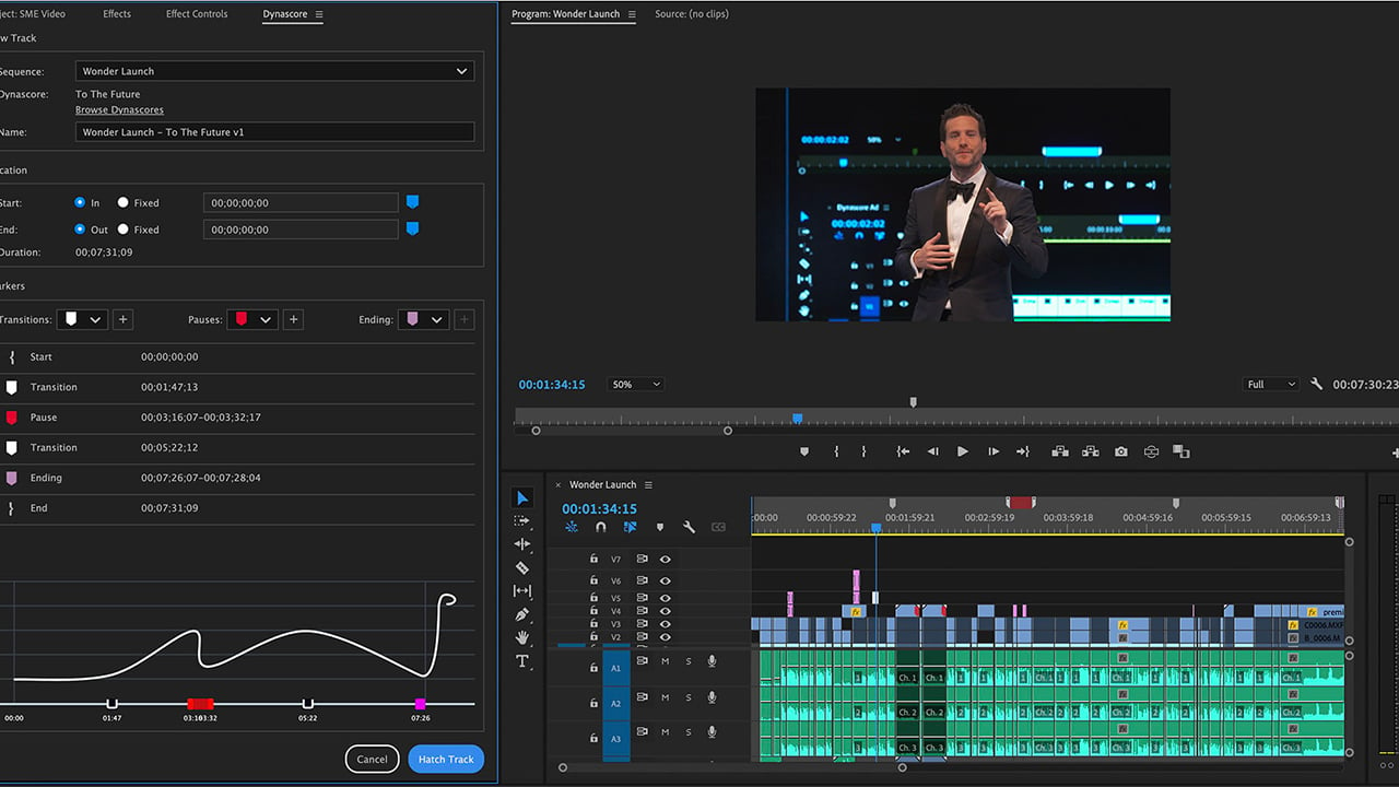 Dynascore for Premiere Pro.