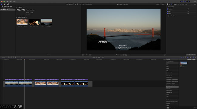 remove light flicker premiere pro