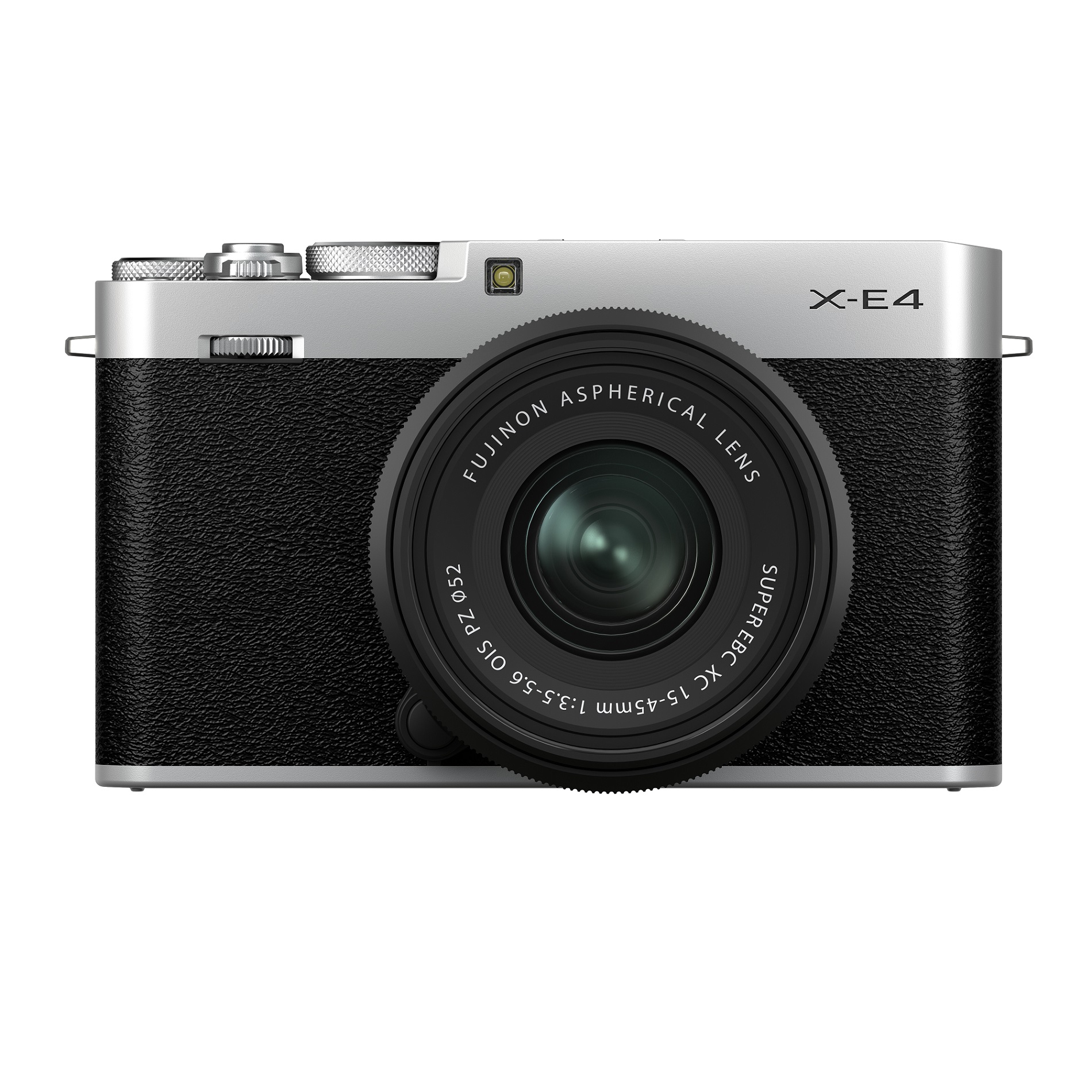 Fujifilm X-E4 front view. Image: Fujifilm.