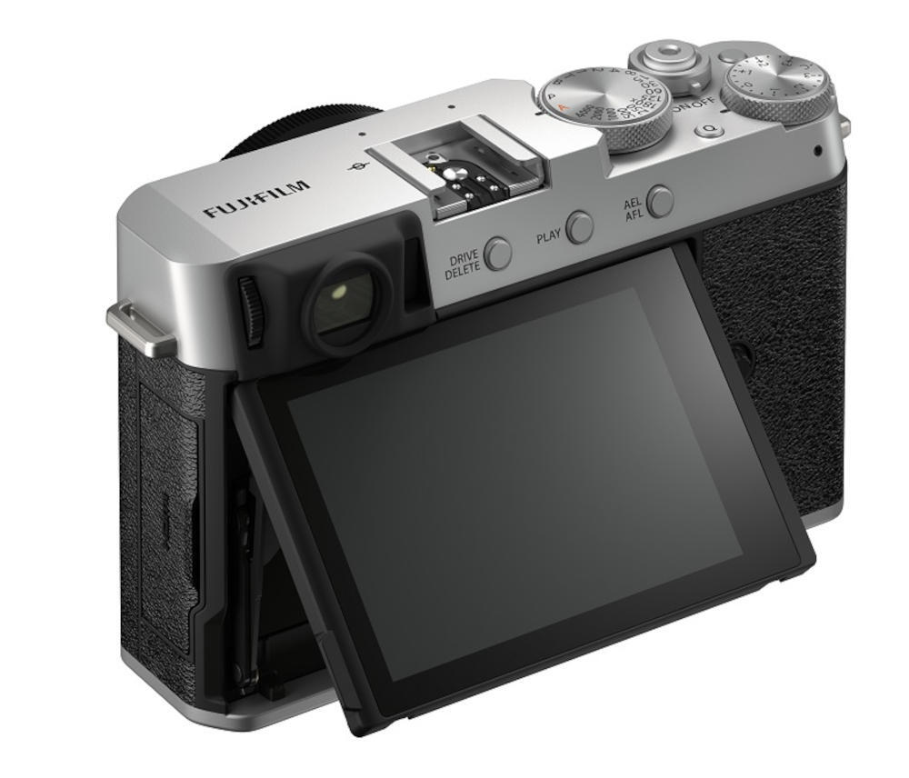 Fujifilm X-E4 rear LCD. Image: Fujifilm.