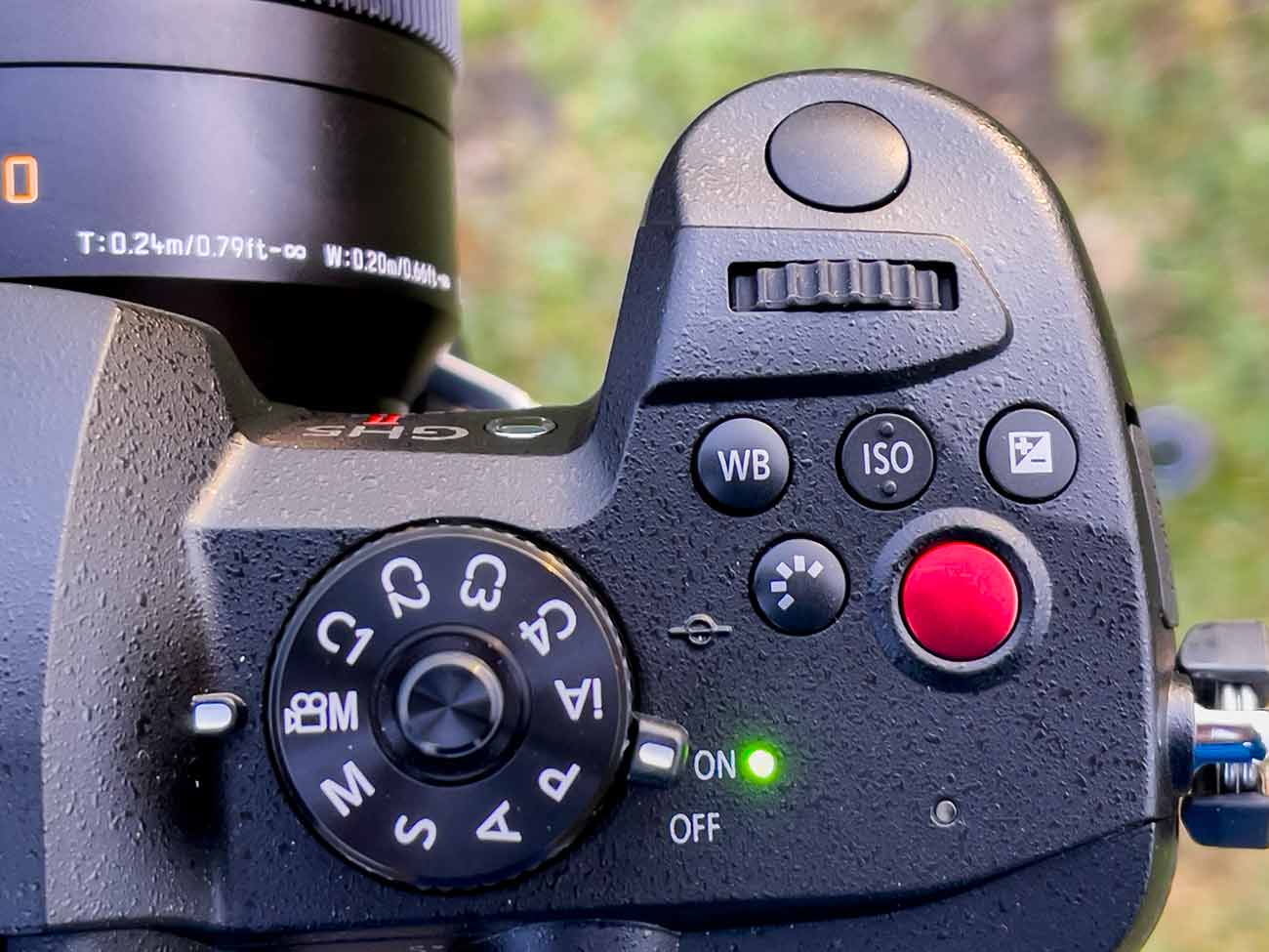 GH5 II top controls.