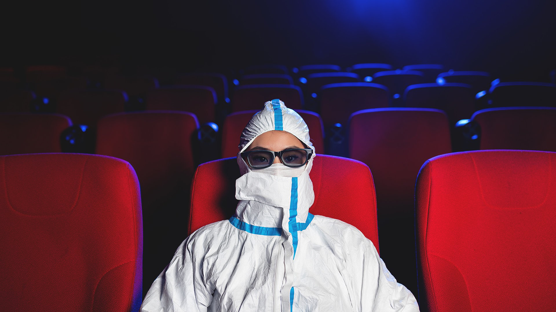 Going to cinema during Covid 19. Image: Shutterstock.