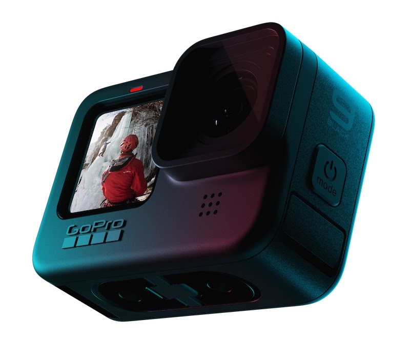 The new GoPro HERO9 Black Edition. Image: GoPro.