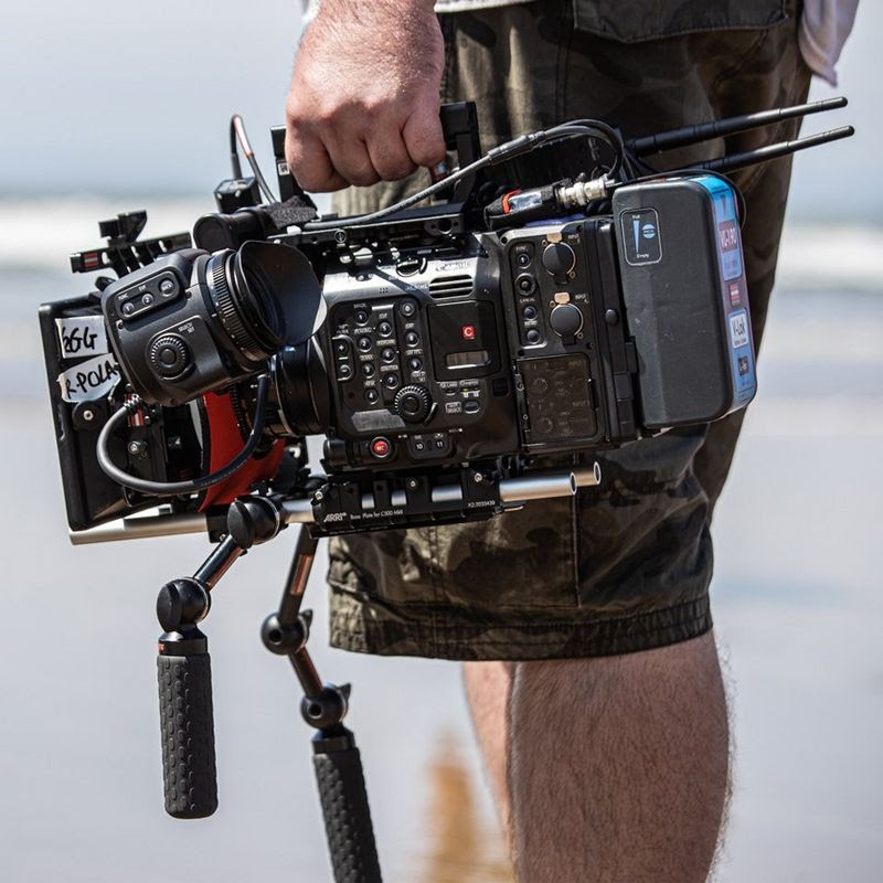 The Canon EOS C500 Mark II in handheld configuration. Image: Canon.