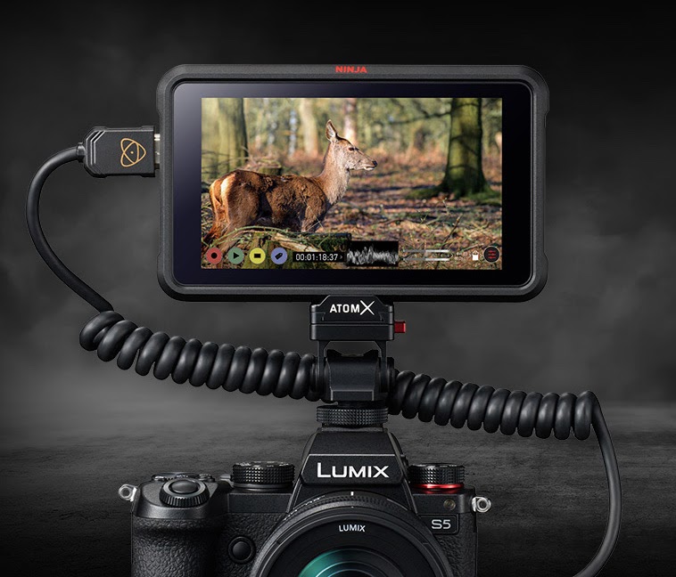 The Panasonic S5 with Atomos Ninja V.