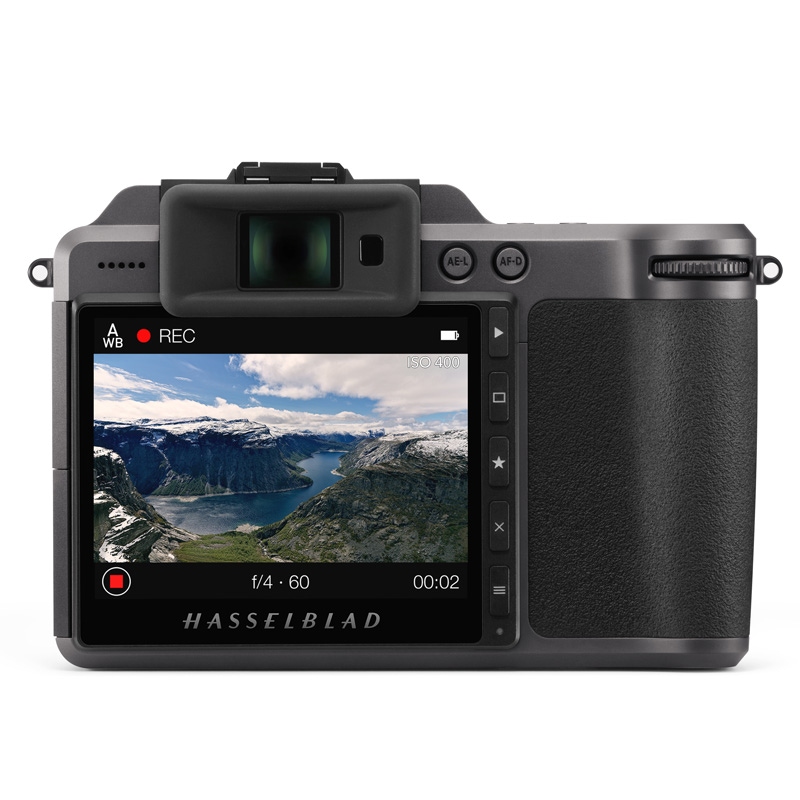 The Hasselblad X1D II 50C video function. Image: Hasselblad.