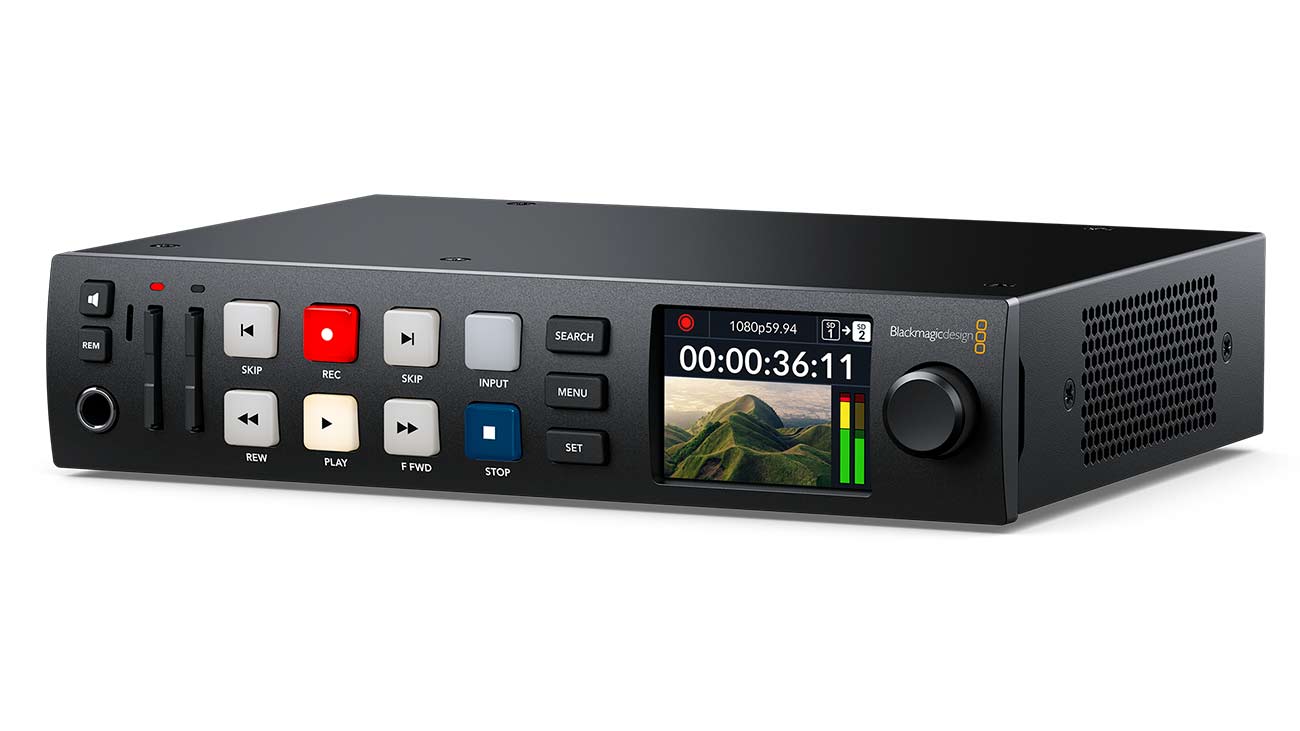 HyperDeck Studio HD Plus. Image: Blackmagic Design.