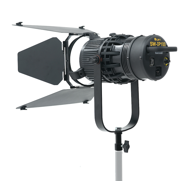 The Ikan SW-IP100 LED fresnel light.