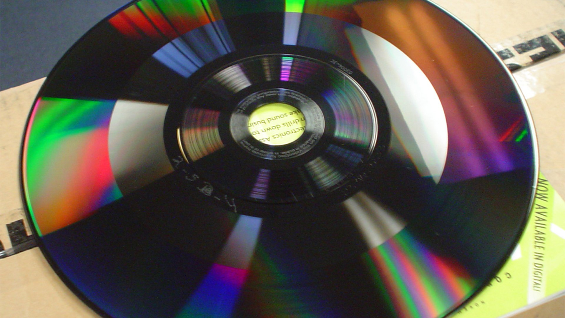 An RCA CED disc