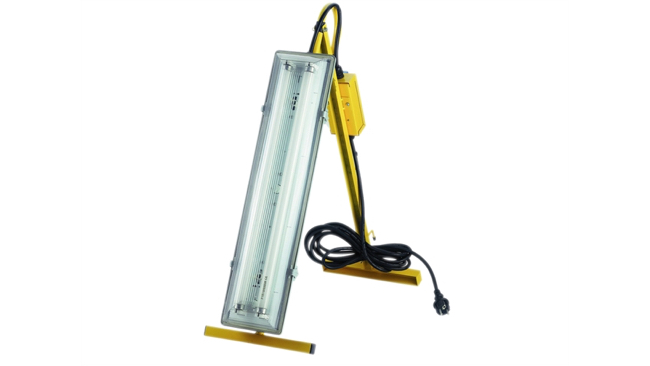  Faithfull Plasterers Folding Light 2 x 18 Watt 240 Volt Version