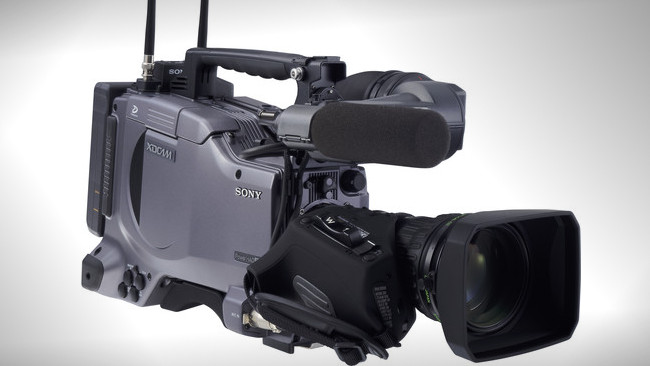 The PDW-510 XDCAM camcorder. Image: Sony.