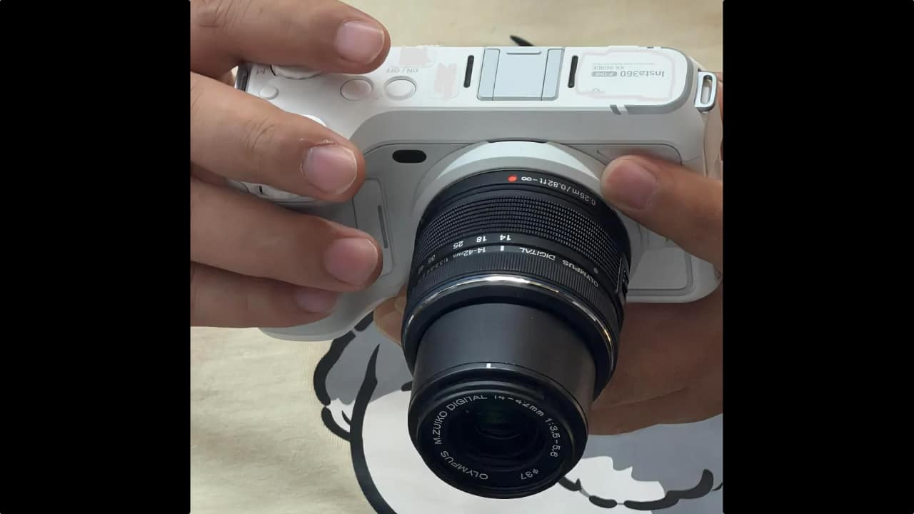 The leaked image of the Insta360 MFT camera is consistent with previous rumors