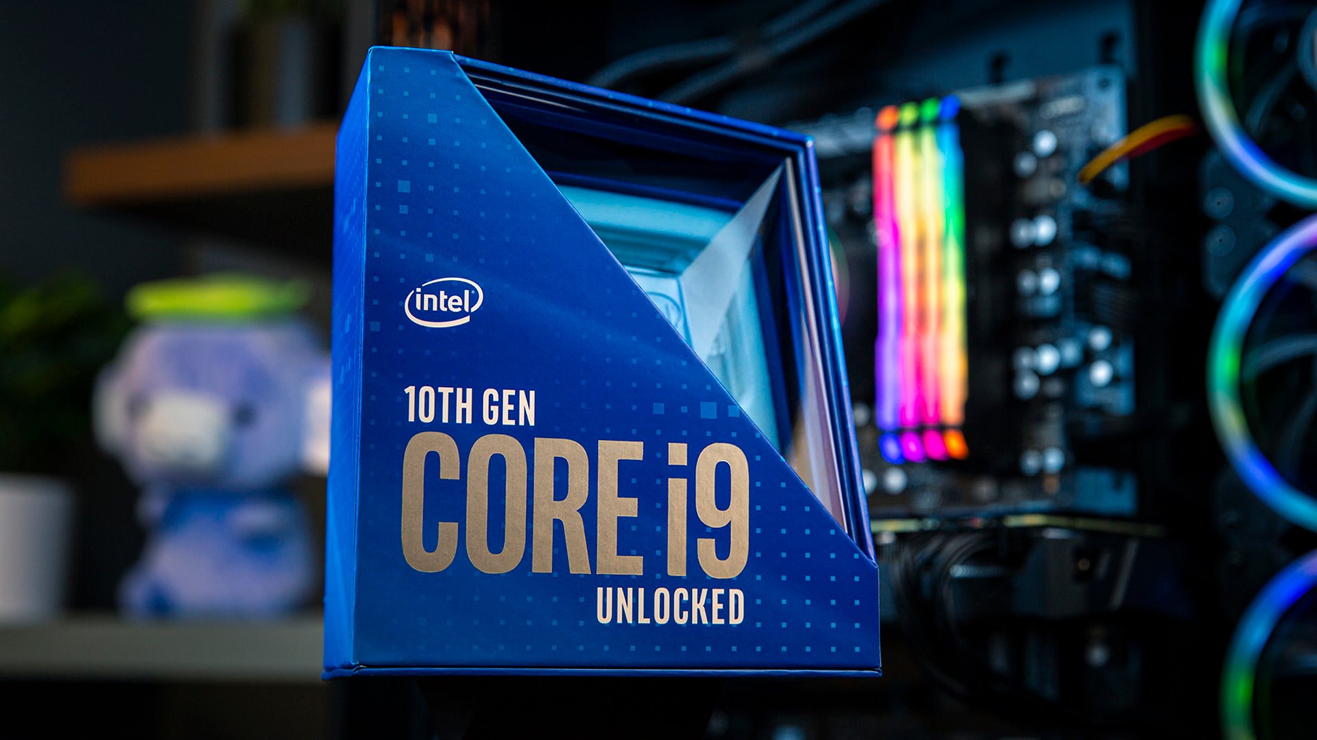 Intel's 10th Gen Core i9-10900K packs some serious power, but is it enough? Image: Intel. 