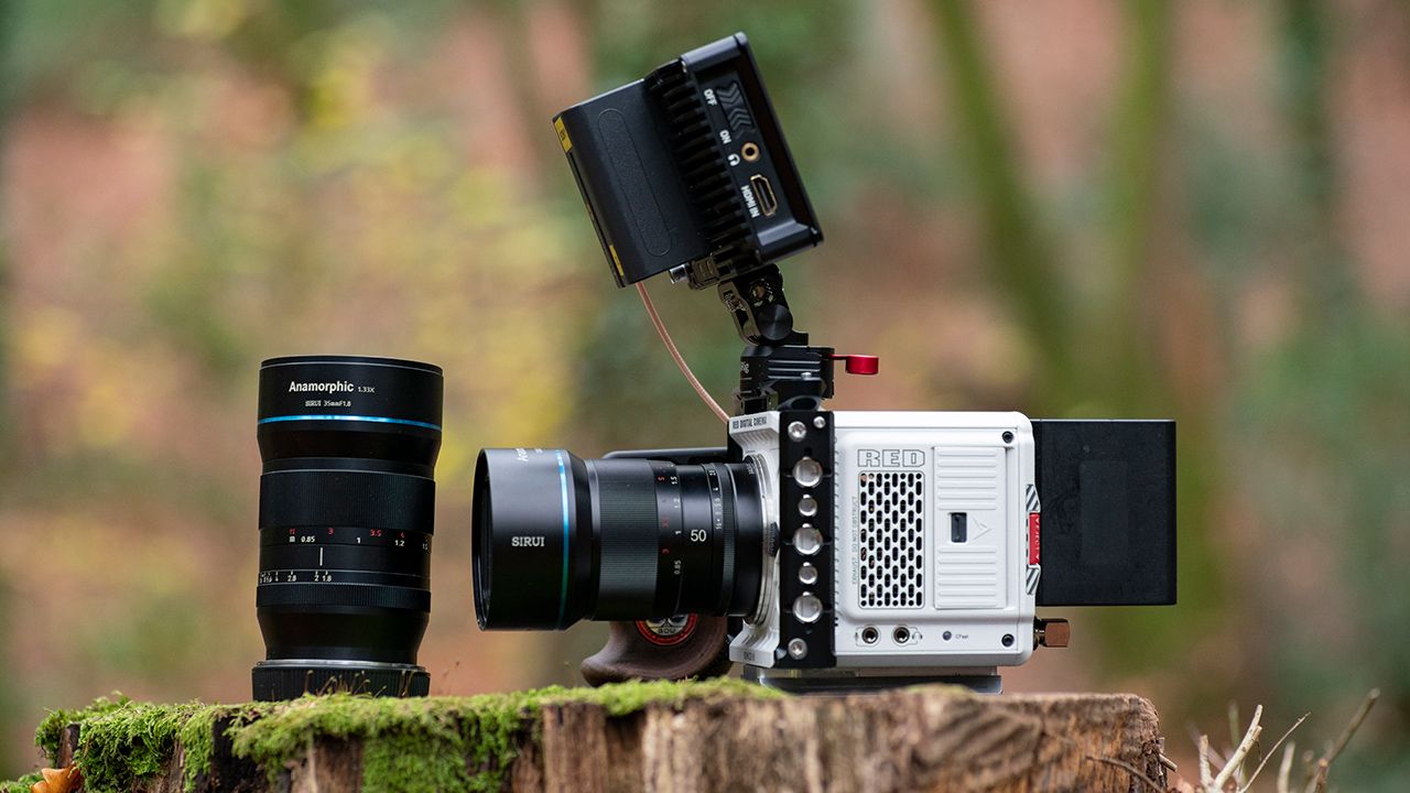 RED Komodo with the Sirui MFT anamorphic lenses. Image: MTF Services.