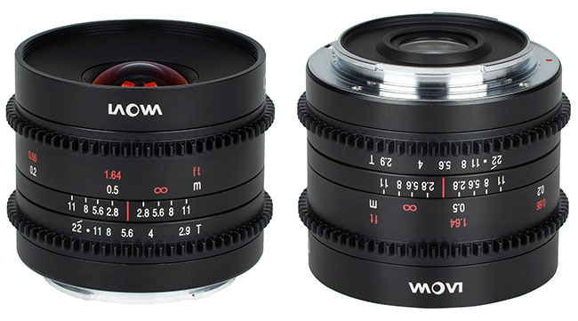 LAOWA 9mm T/2.9 Cine Lens for APS-C. Image: Venus Optics.