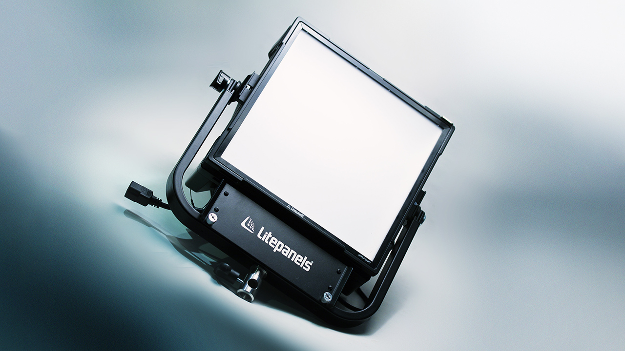 The Litepanels Gemini 1x1 Hard LED light. Image: Phil Rhodes.