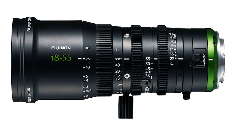 Fujinon MK 18055mm cinema zoom. Image: Fujinon.