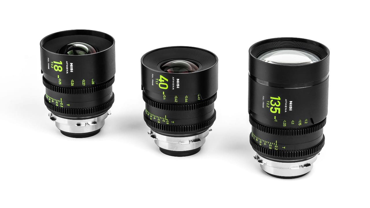 The latest additions to the NiSi ATHENA Cine Prime range